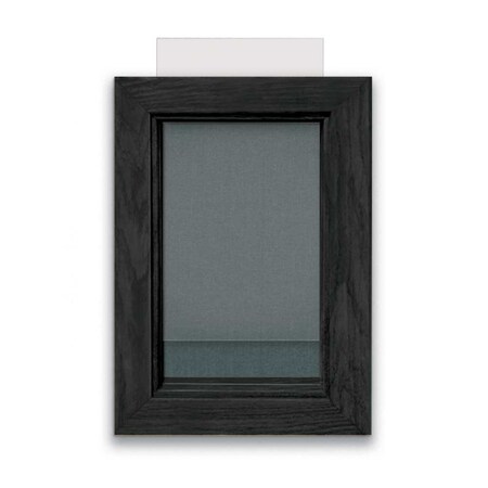 United Visual Products Indoor Enclosed Combo Board, 72"x36", Black Frame/Green & Blue Spruce UVCB7236B-GREEN-BLSPRU